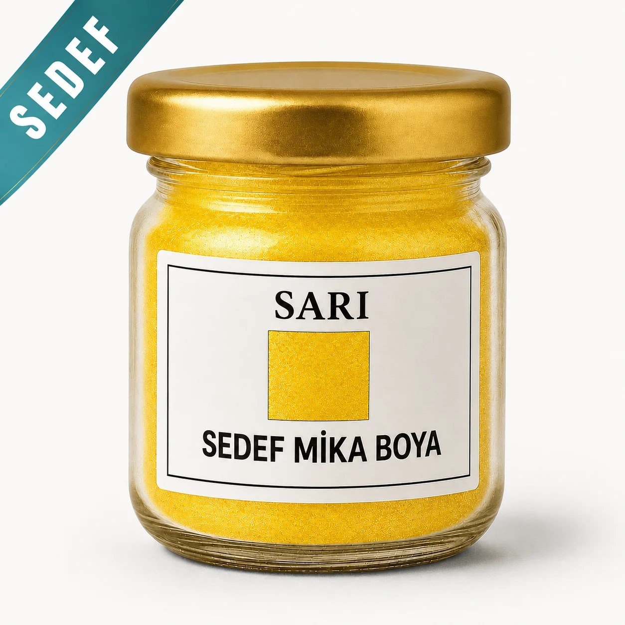 Sarı Sedef Mika Boya 10 Gr.