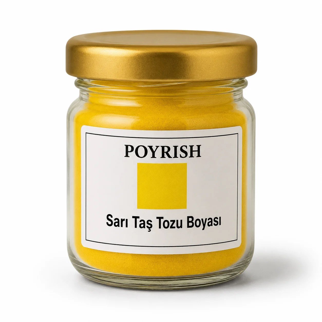 Sarı Taş Tozu ve Epoksi Boyası 25 Gr.