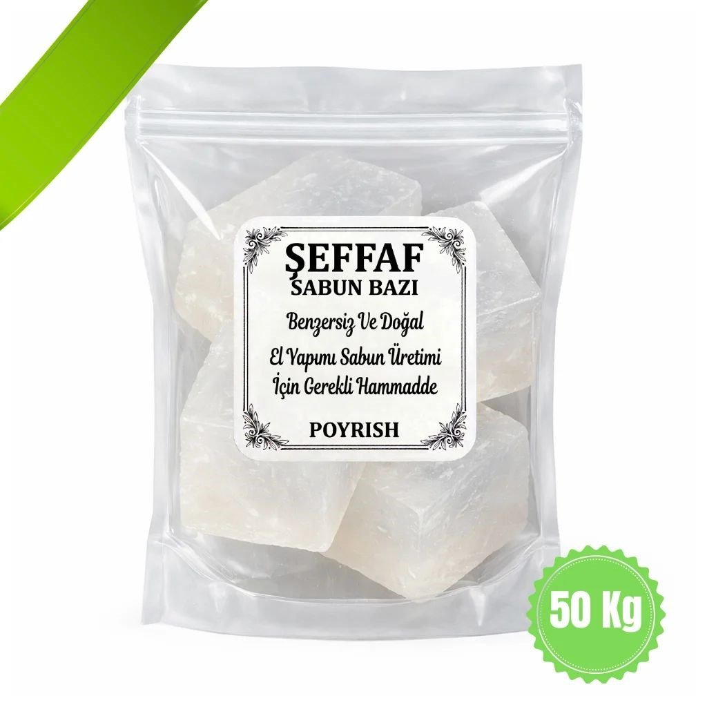 Şeffaf Sabun Bazı - 50 Kg.