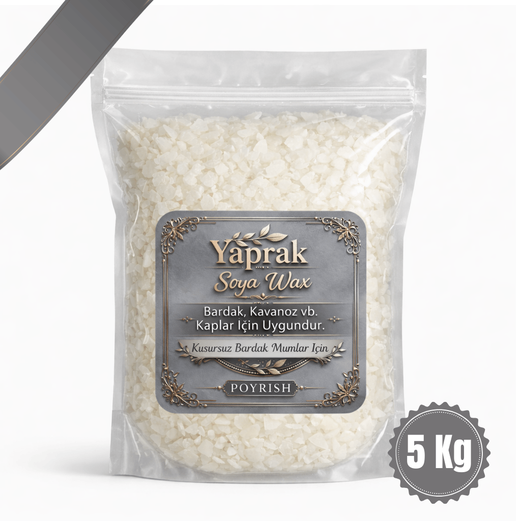 Soya Wax A Kalite 5 Kg. Yaprak Formda