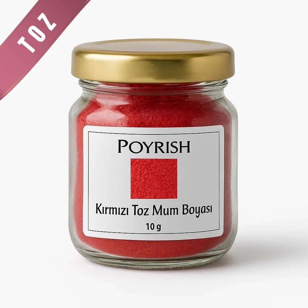 Toz Mum Boyası Kırmızı 10 Gr