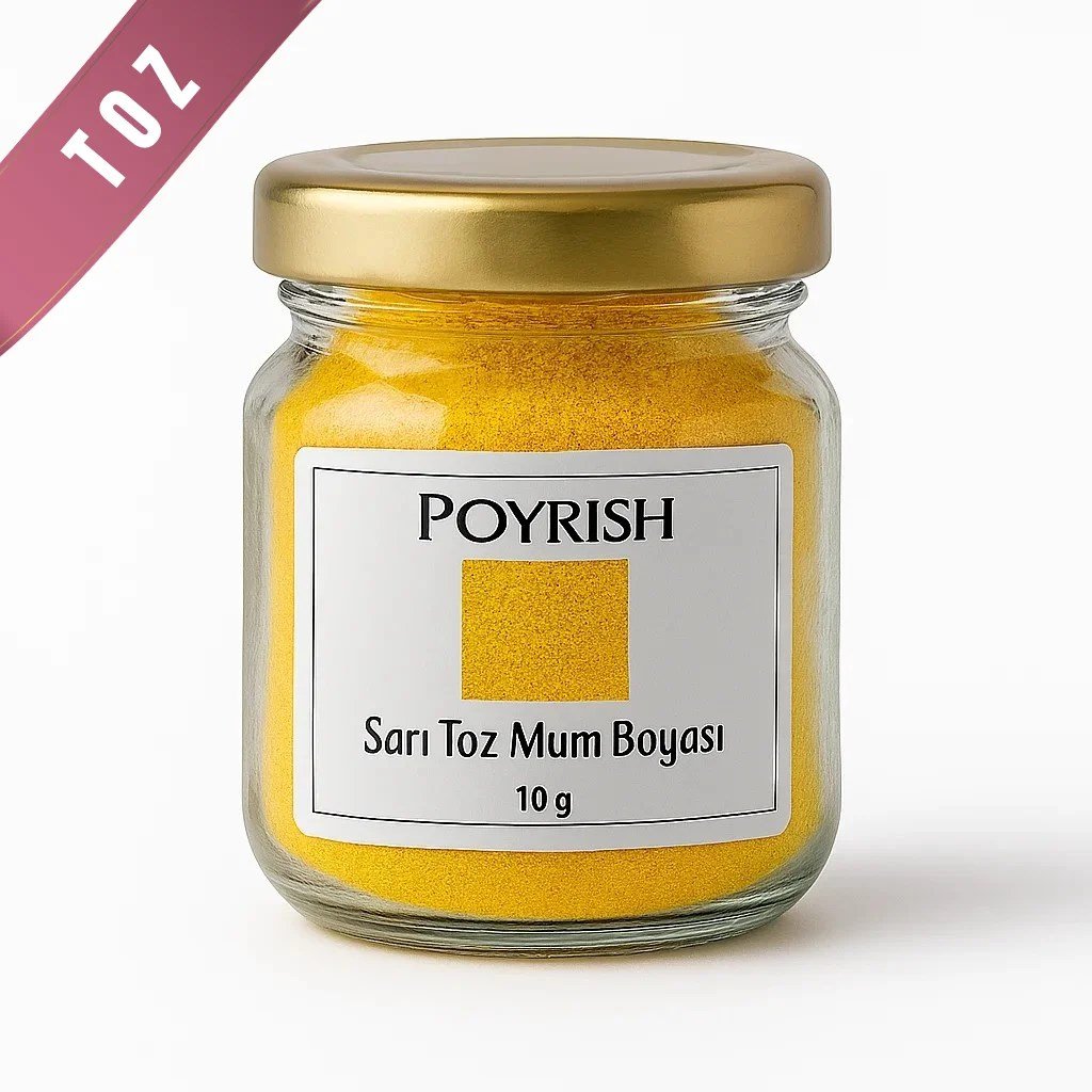 Toz Mum Boyası Sarı 8 Gr