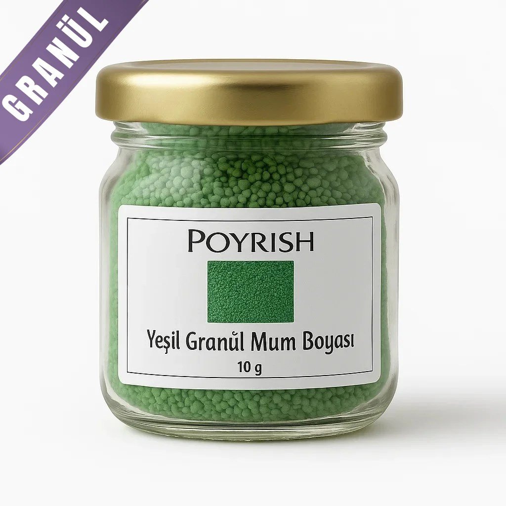 Yeşil Granül Mum Boyası 10 Gr