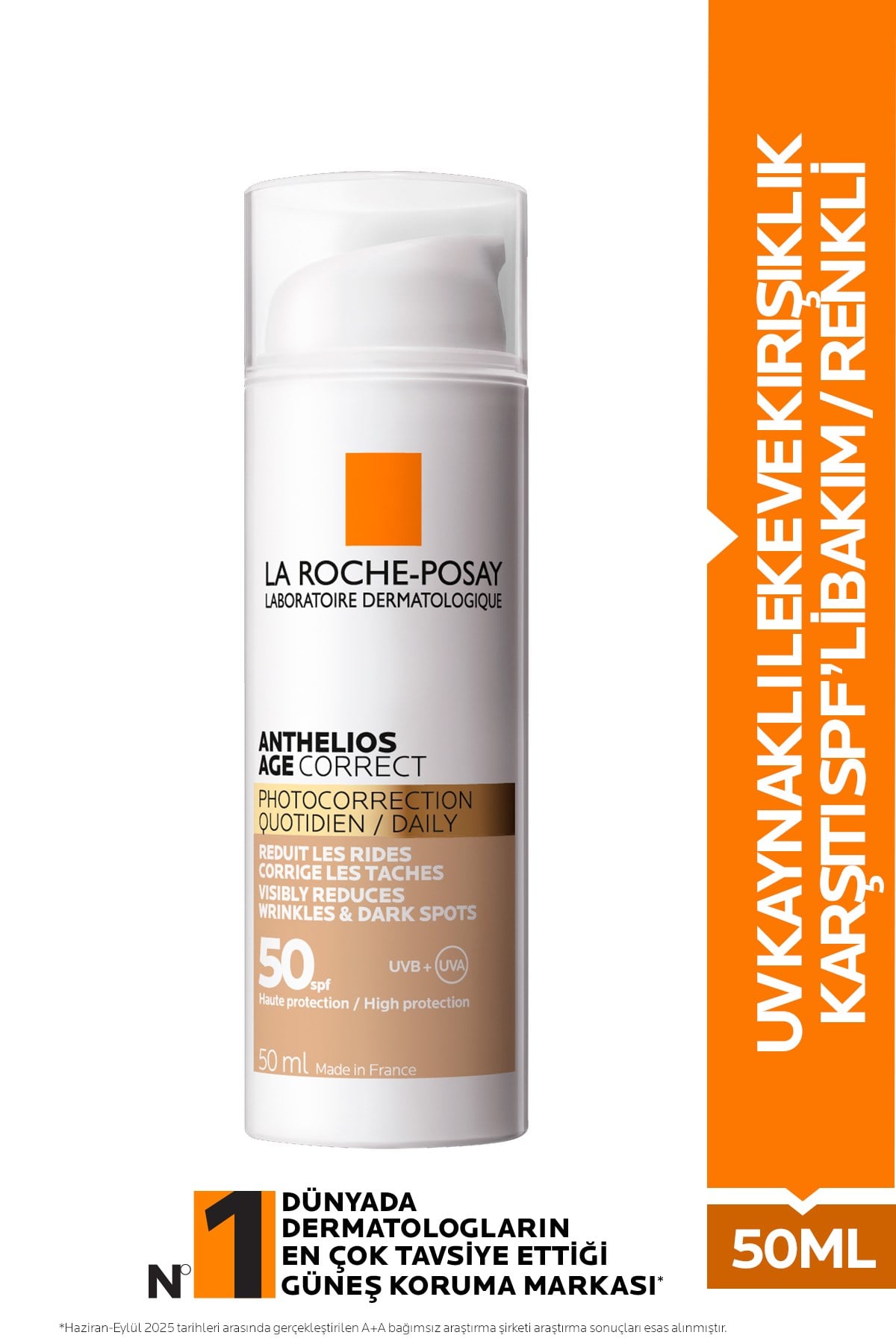 Anthelios Age Correct Daily Tinted Cream SPF50+ 50 ml