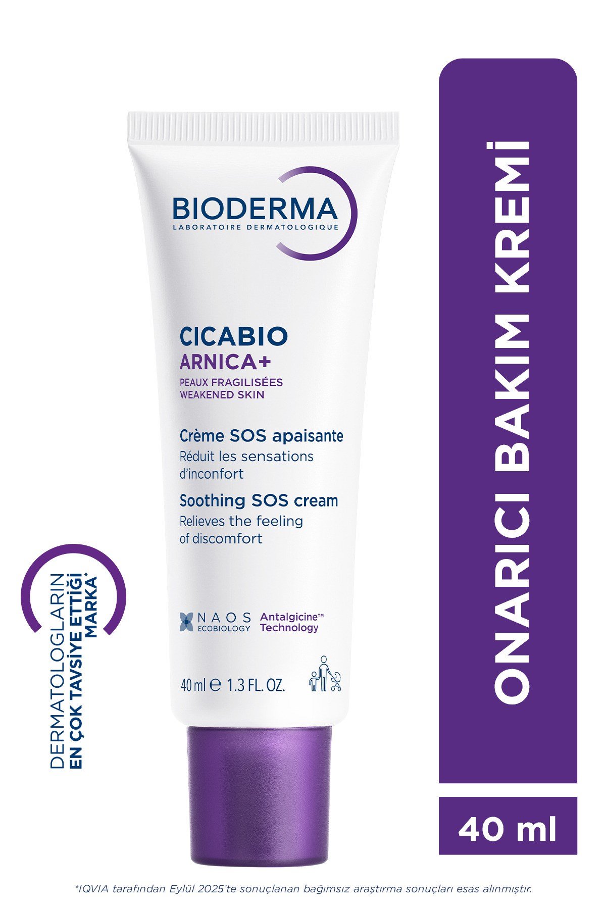 Cicabio Arnica+ Morluk, Şişlik Karşıtı Bebek&Çocuk, Yetişkin Onarıcı Yatıştırıcı Bakım Kremi, 40ml