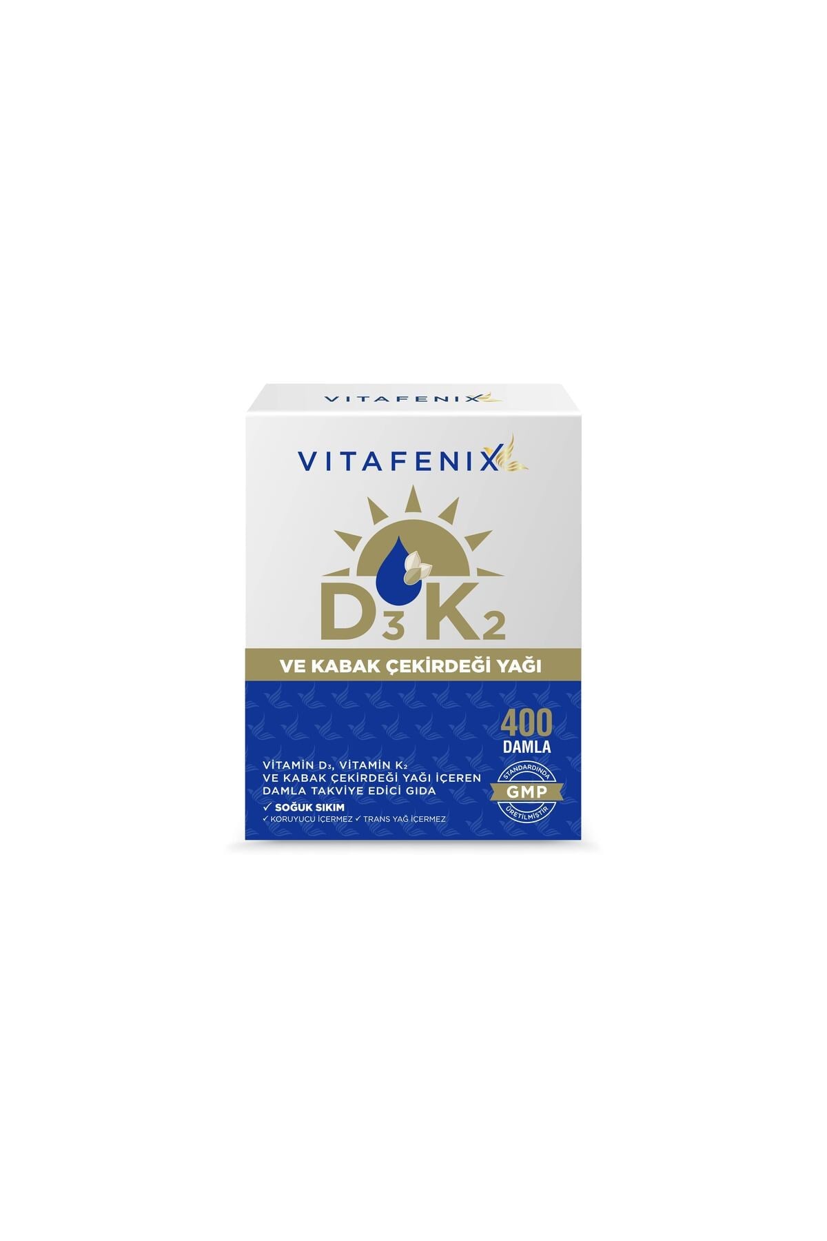 D3 K2 Ve Kabak Çekirdeği Yağı Içeren Vitamin 1000 Iu 20 ml Damla