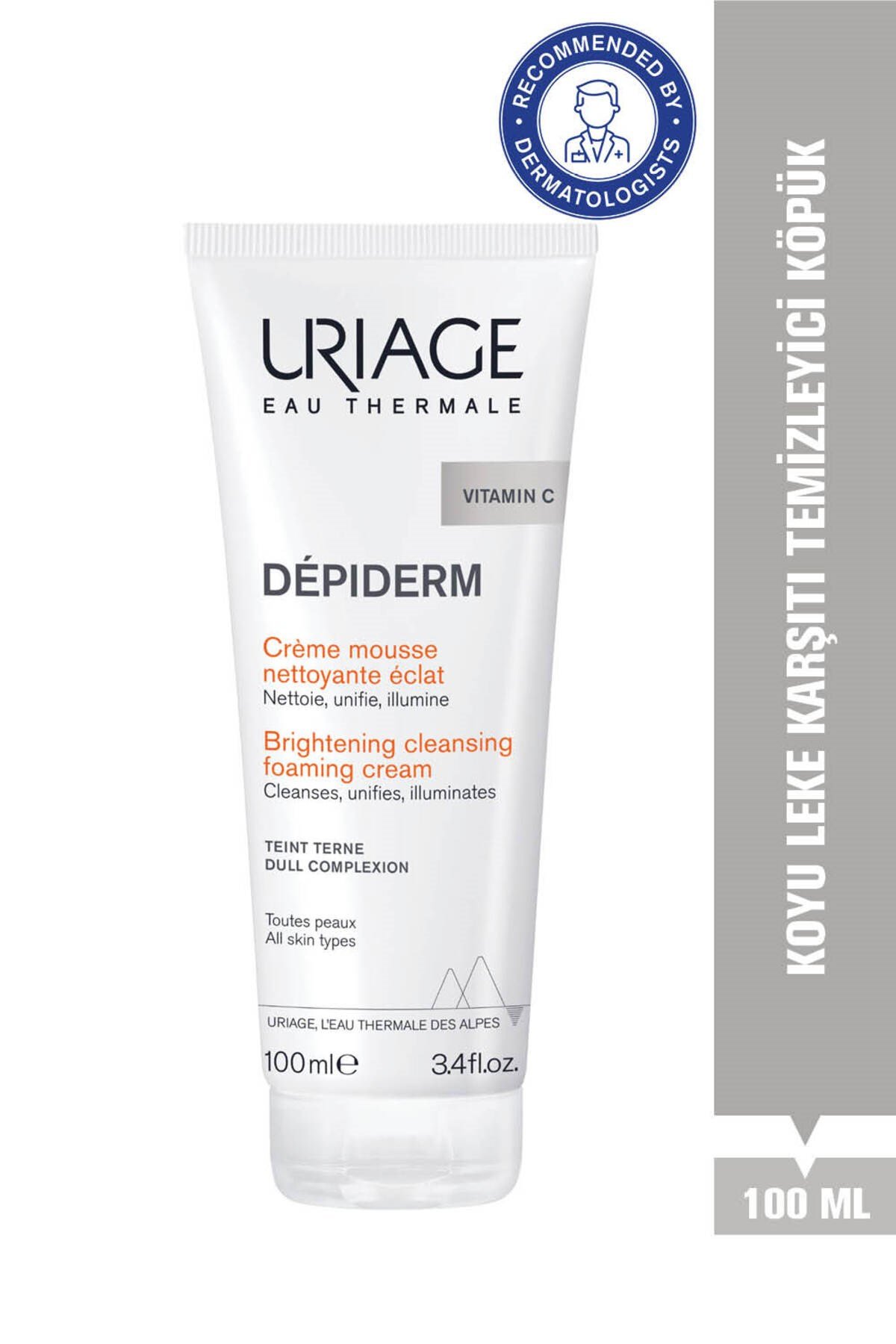 DEPIDERM Leke Karşıtı Aydınlatıcı Temizleyici Köpük Krem 100 ml