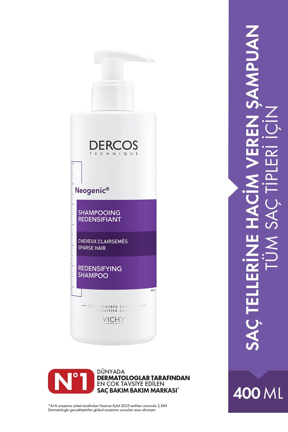 Dercos Neogenic Şampuan Hacim Veren Şampuan 400 ml