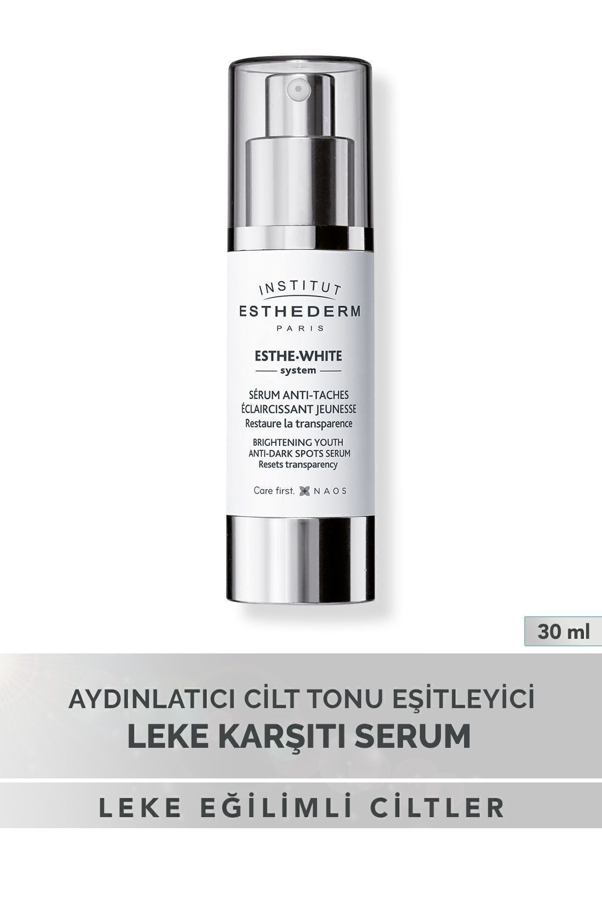 Esthe-White Anti-Dark Spots Serum Leke Karşıtı ve Cilt Tonu Eşitleyici Aydınlatıcı Serum 30ML