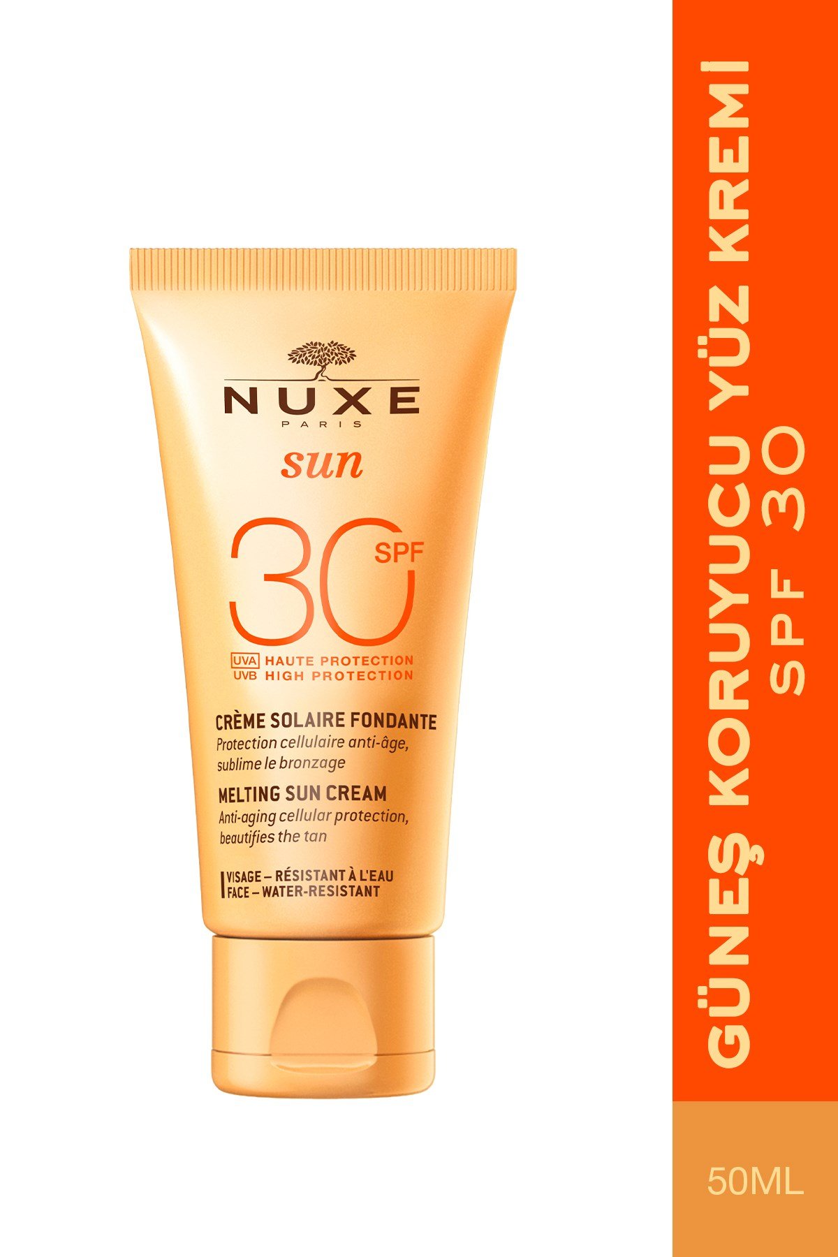Güneş Koruyucu Yüz Kremi (SPF 30) 50 ML