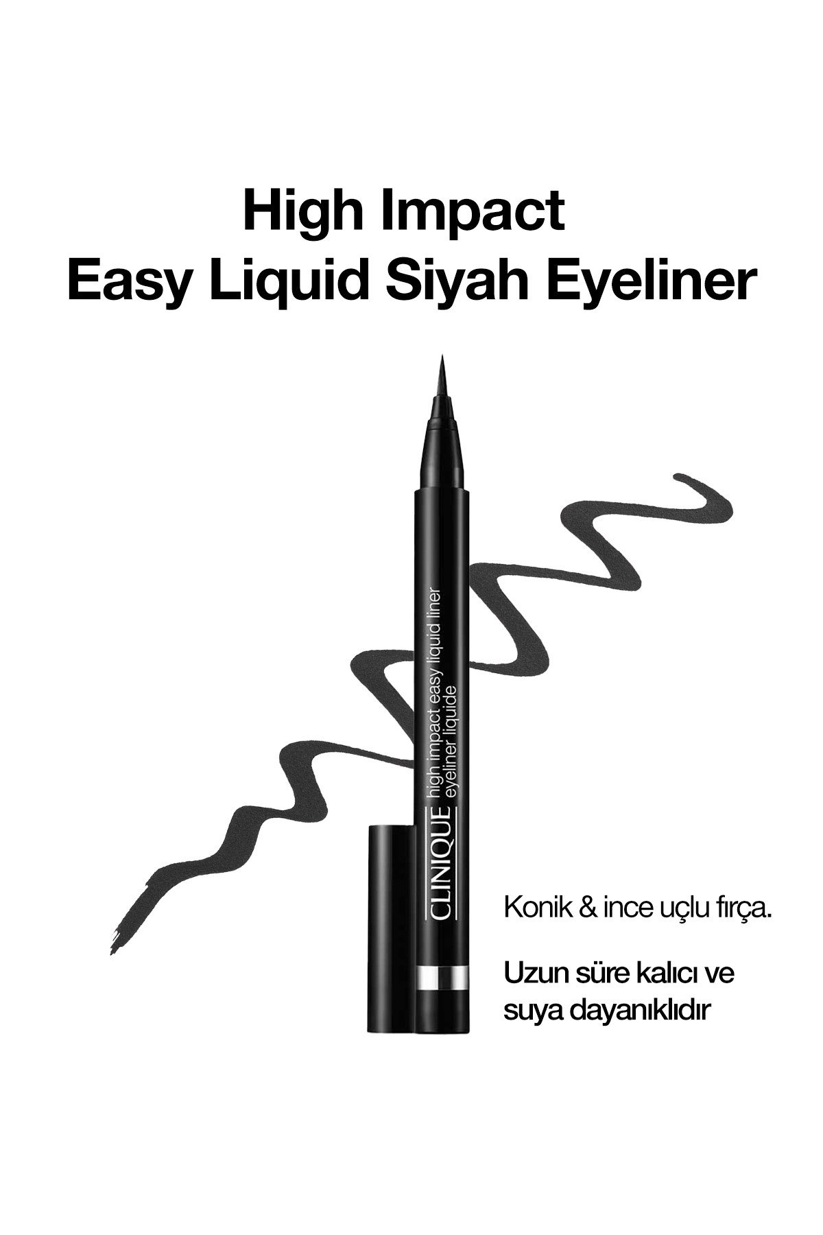 High Impact™ Easy Liquid Eyeliner - Siyah 0.67g | Uzun Süre Kalıcı, Sıvı Eyeliner