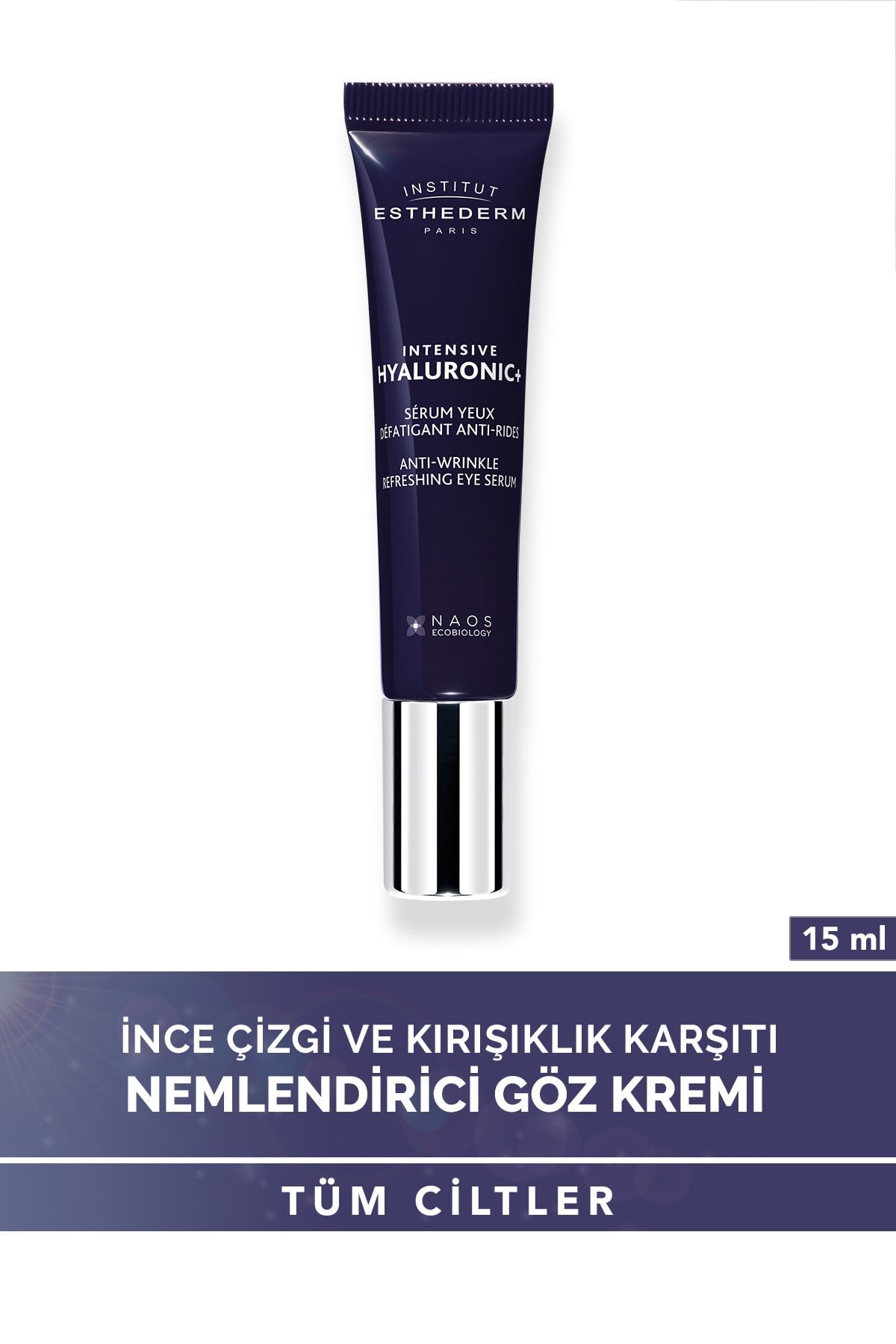 Intensive Hyaluronic Eye Serum İnce Çizgi ve Kırışıklık Karşıtı Dolgunlaştırıcı Göz Kremi 15ML