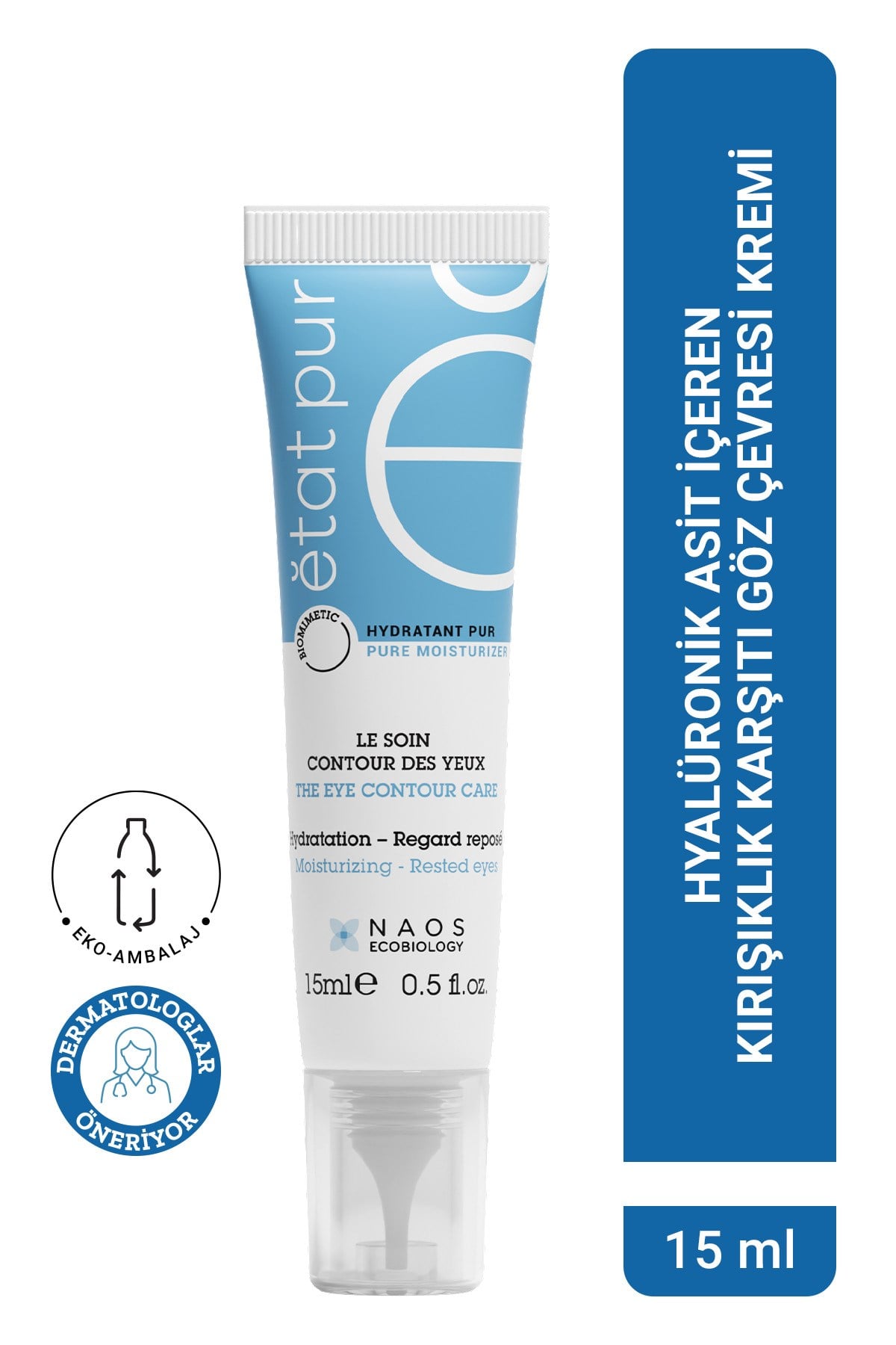 Moisturizing Eye Contour Fluid - Nemlendirici Göz Çevresi Kremi 15 ml