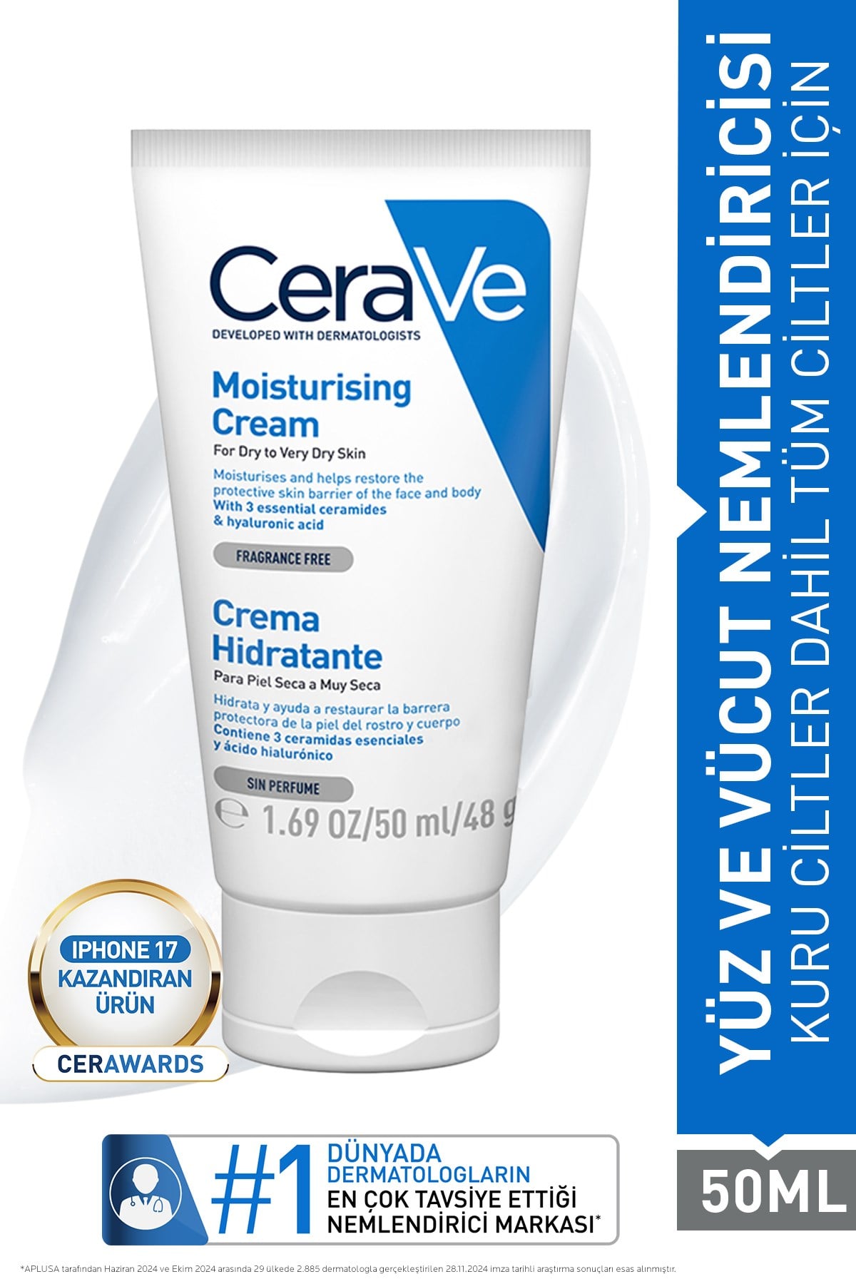 Nemlendirici Krem Kuru ve Çok Kuru Ciltler 50 ml
