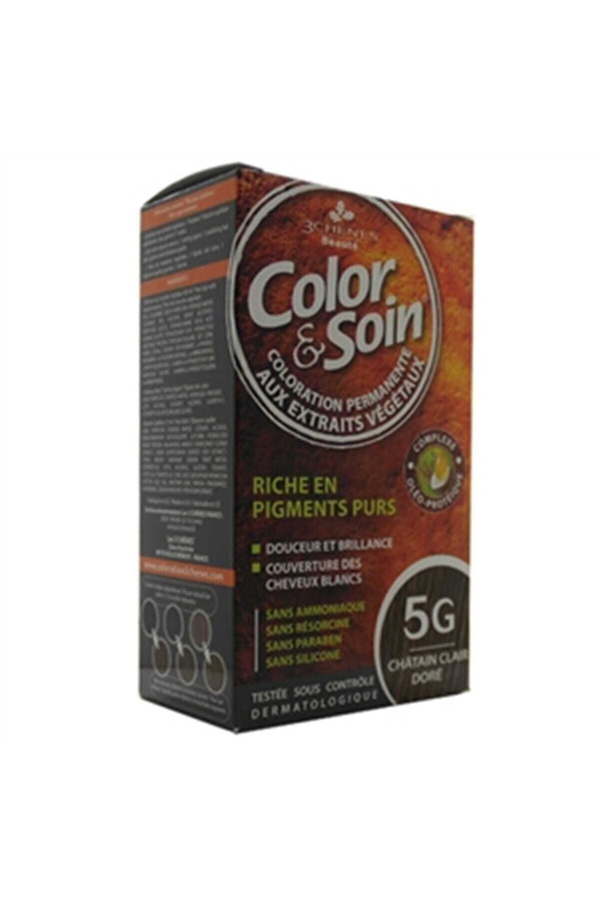 Organik Saç Boyası Color&soin 5g Chatain Clair Dore Light Golden Chestnut Açık Altın Kestane