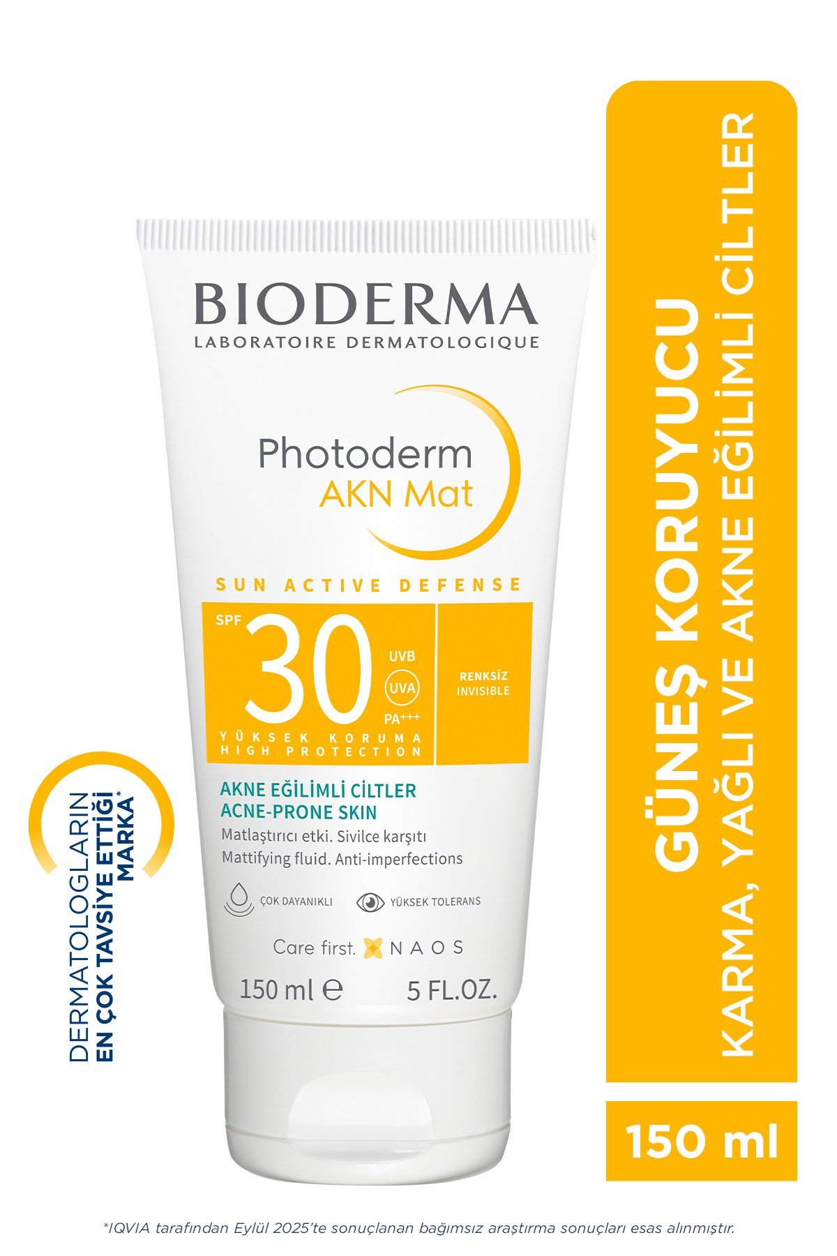 Photoderm AKN Mat SPF30 Yağlı & Akne Eğilimli Ciltler Sivilce Karşıtı Güneş Kremi 150 ML