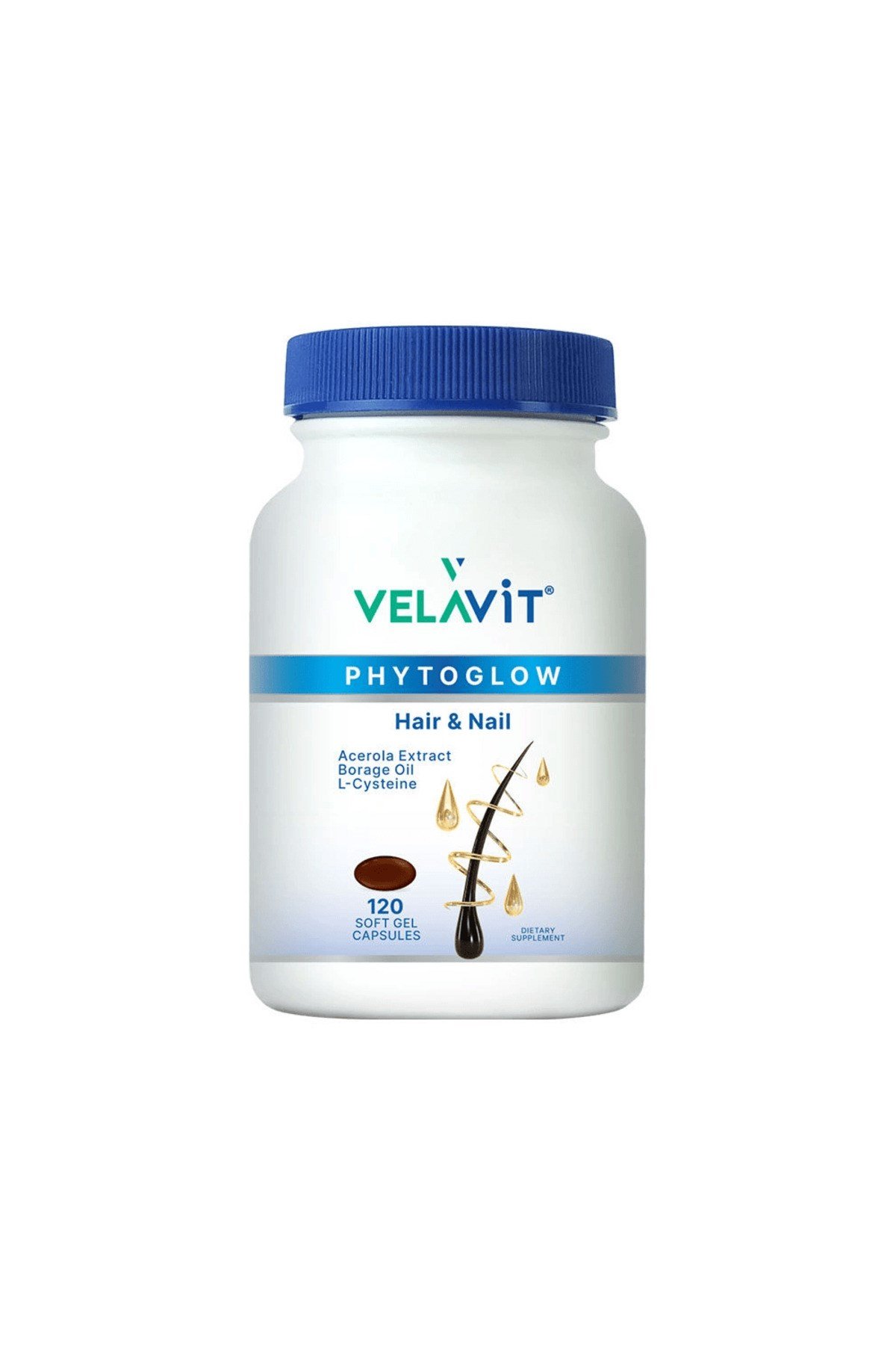 Phytoglow Hair & Nail - Saç ve Tırnak Destekleyici - 120 Kapsül