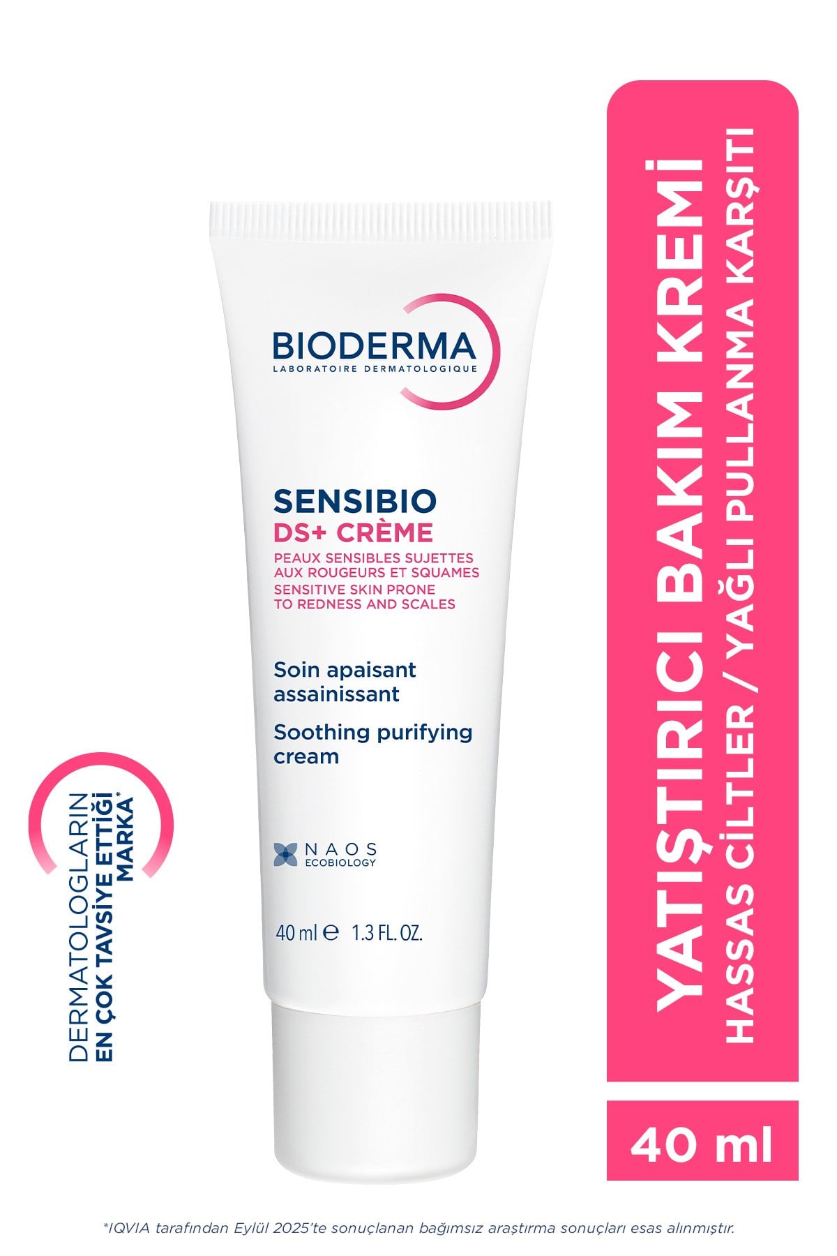 Sensibio DS+ Cream Hassas Ciltler için Kızarıklık Karşıtı Yatıştırıcı Bakım Kremi 40 ML