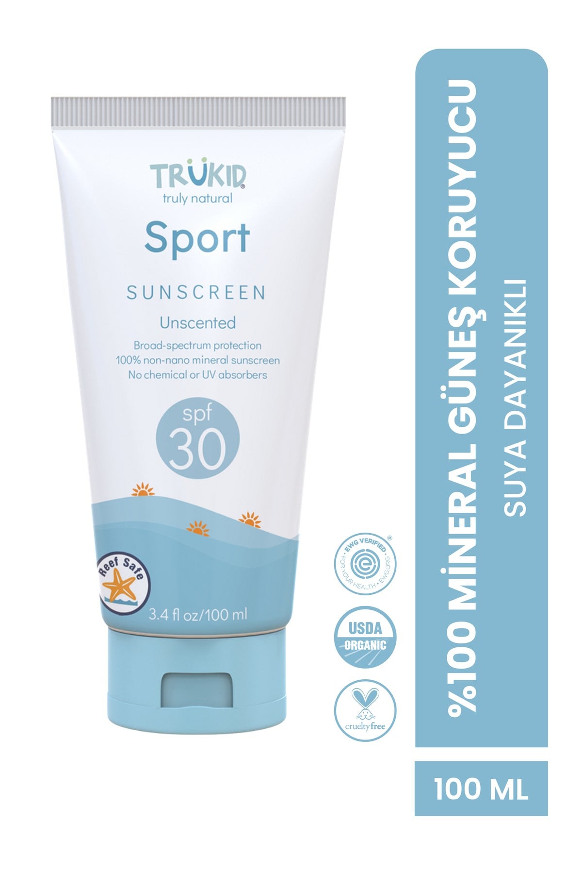 Sport Spf30 Mineral Sunscreen 100Ml