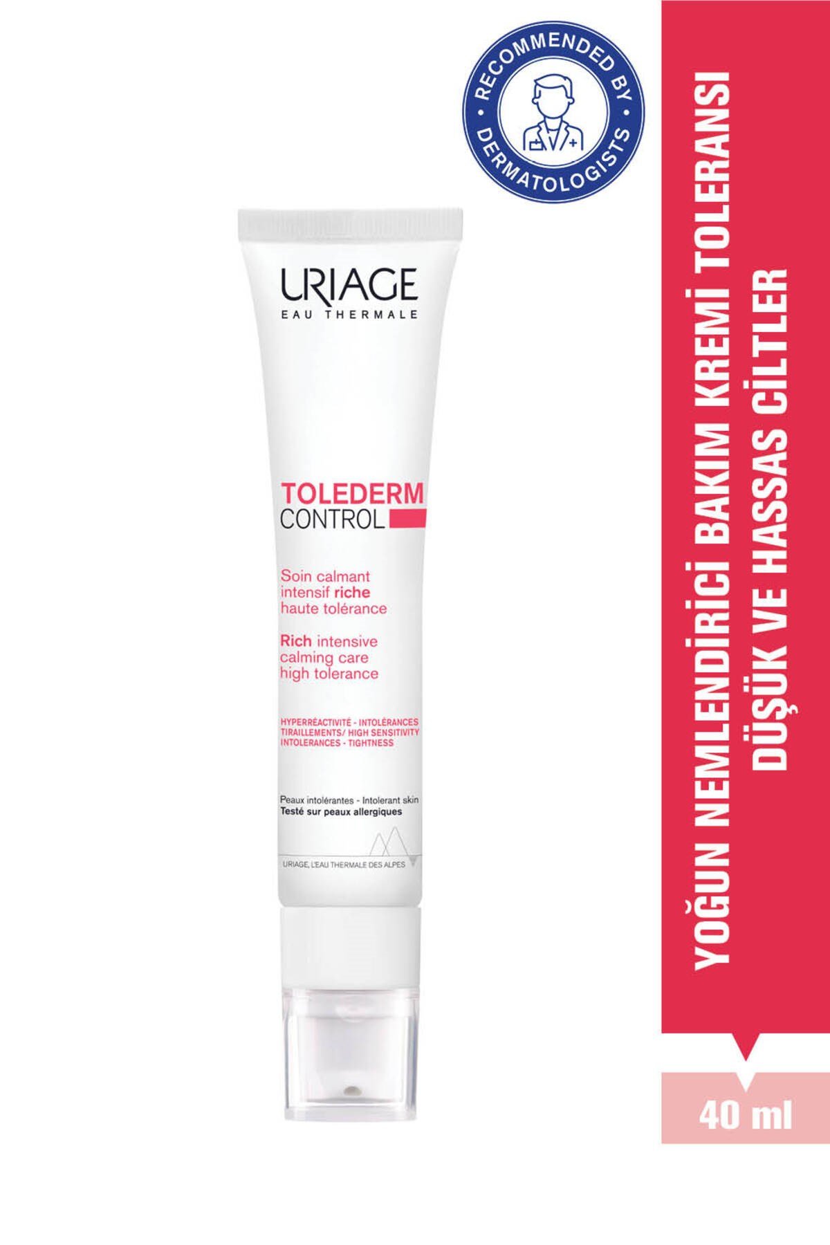 TOLEDERM Toleransı Düşük Kuru Ciltler İçin Yoğun Nemlendirici Bakım Kremi 40 ml