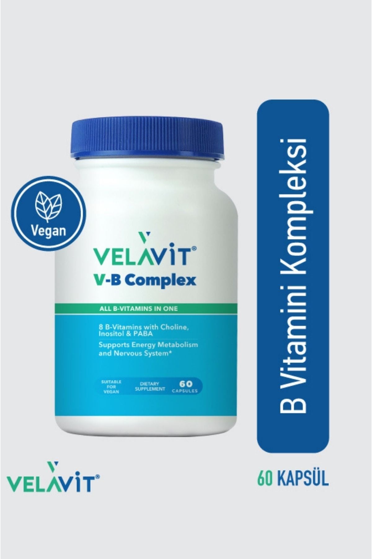 V-B Complex- B Kompleks Vitamini - 60 Kapsül