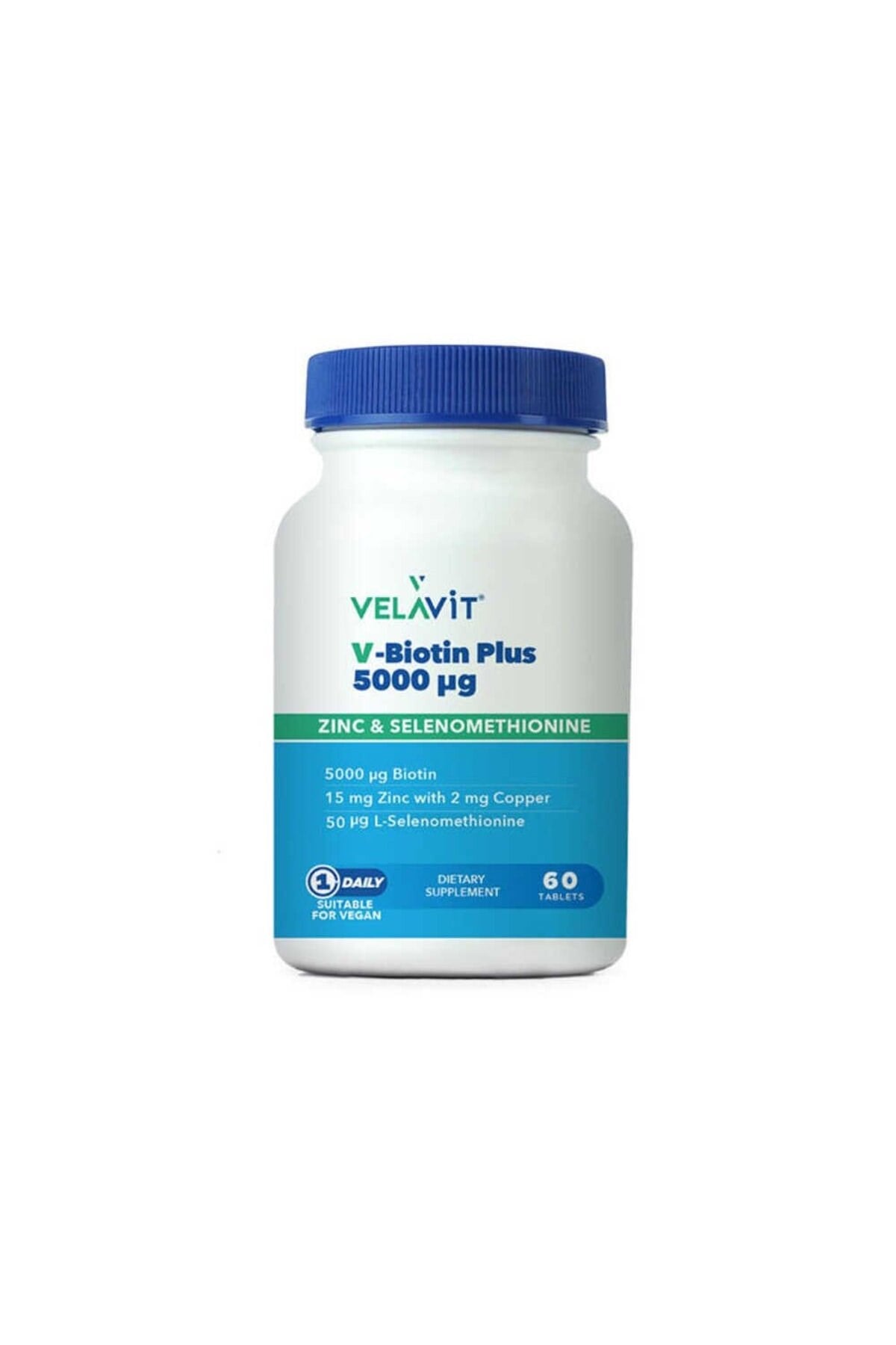 V-Biotin Plus 5000ug 60 Tablet