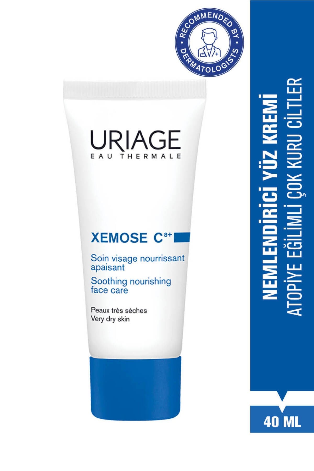 XEMOSE C8+ Atopiye Eğilimli ve Çok Kuru Ciltler İçin Yüz Kremi 40 ml