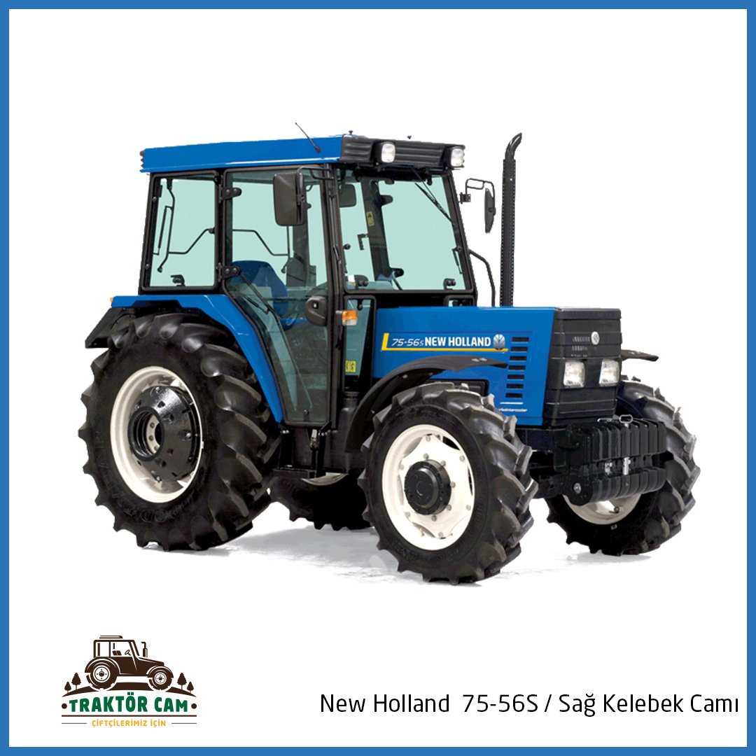 New Holland 7556S Sağ Kelebek Camı