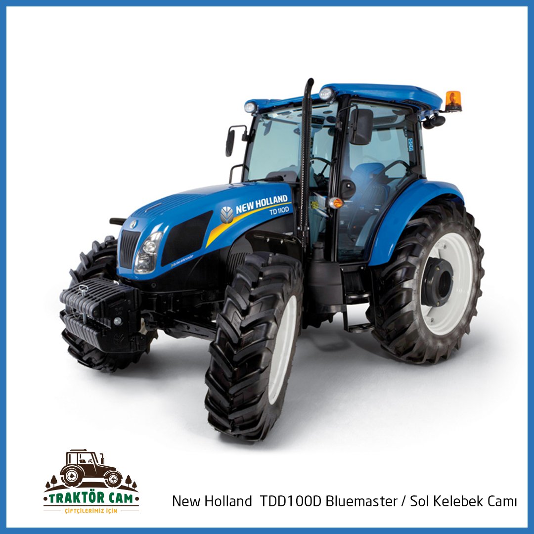 New Holland TD100D Sol Kelebek Camı