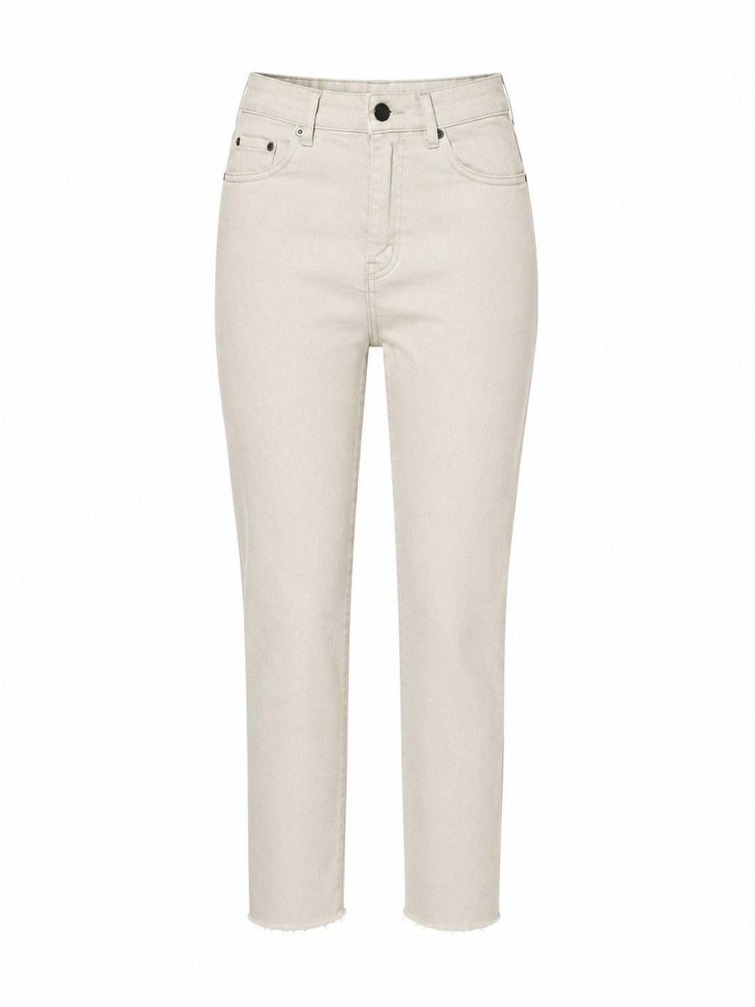PREMIUM KALIP KESİK PAÇA MOM JEAN - BEJ
