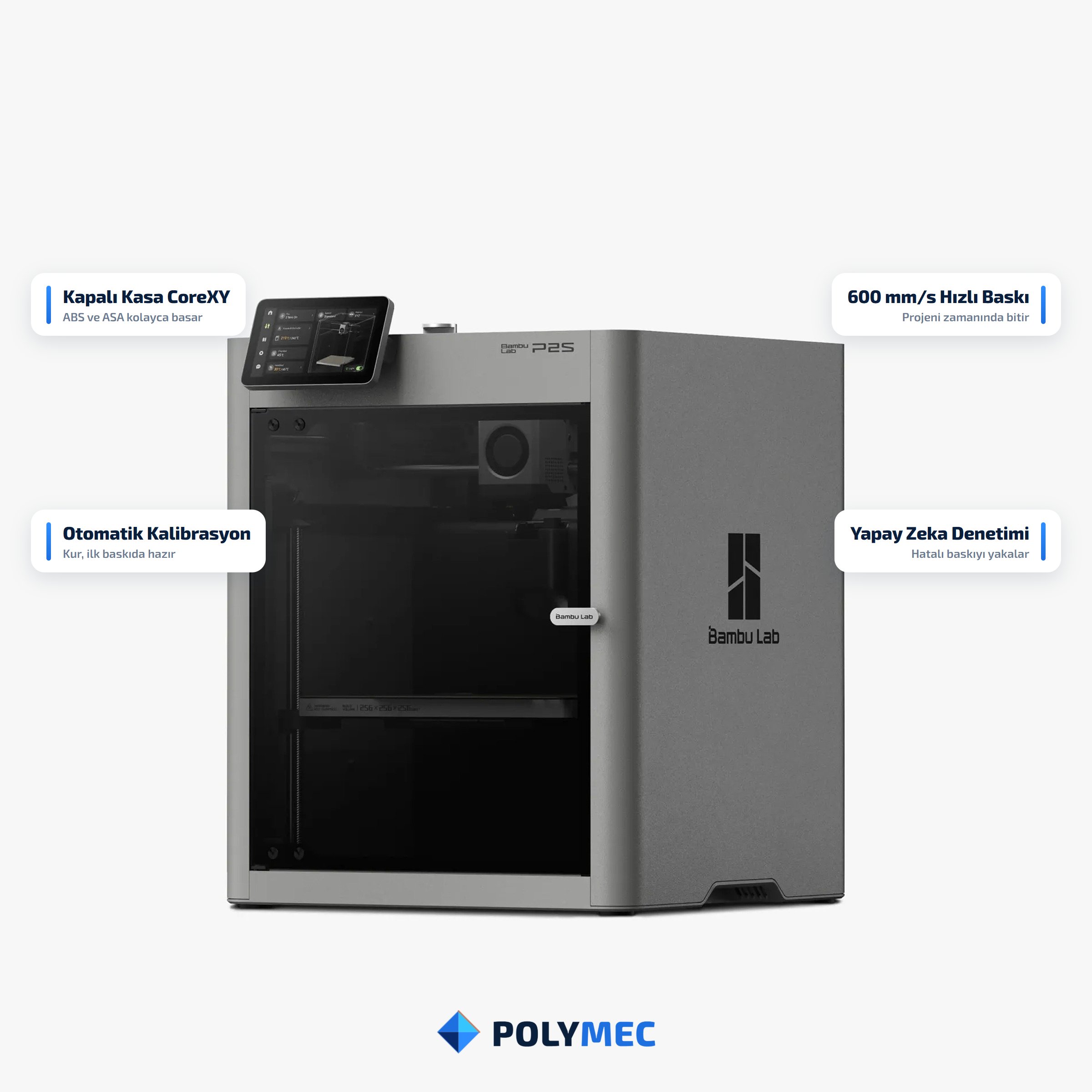 Bambu Lab P2S 3D Yazıcı
