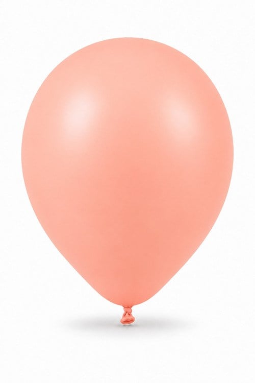 Makaron Somon Dekorasyon Balonu 12 İnç - 100 Adet