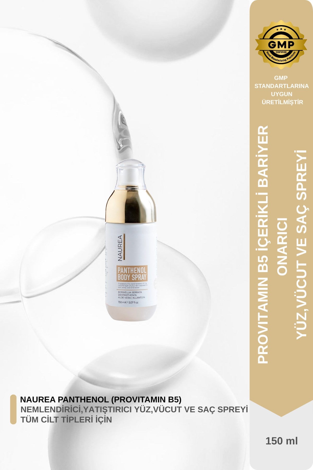 BODY MİST PANTHENOL B5 ETKILI YOĞUN NEM VE BARİYER DESTEKLİ SERUM SPREY