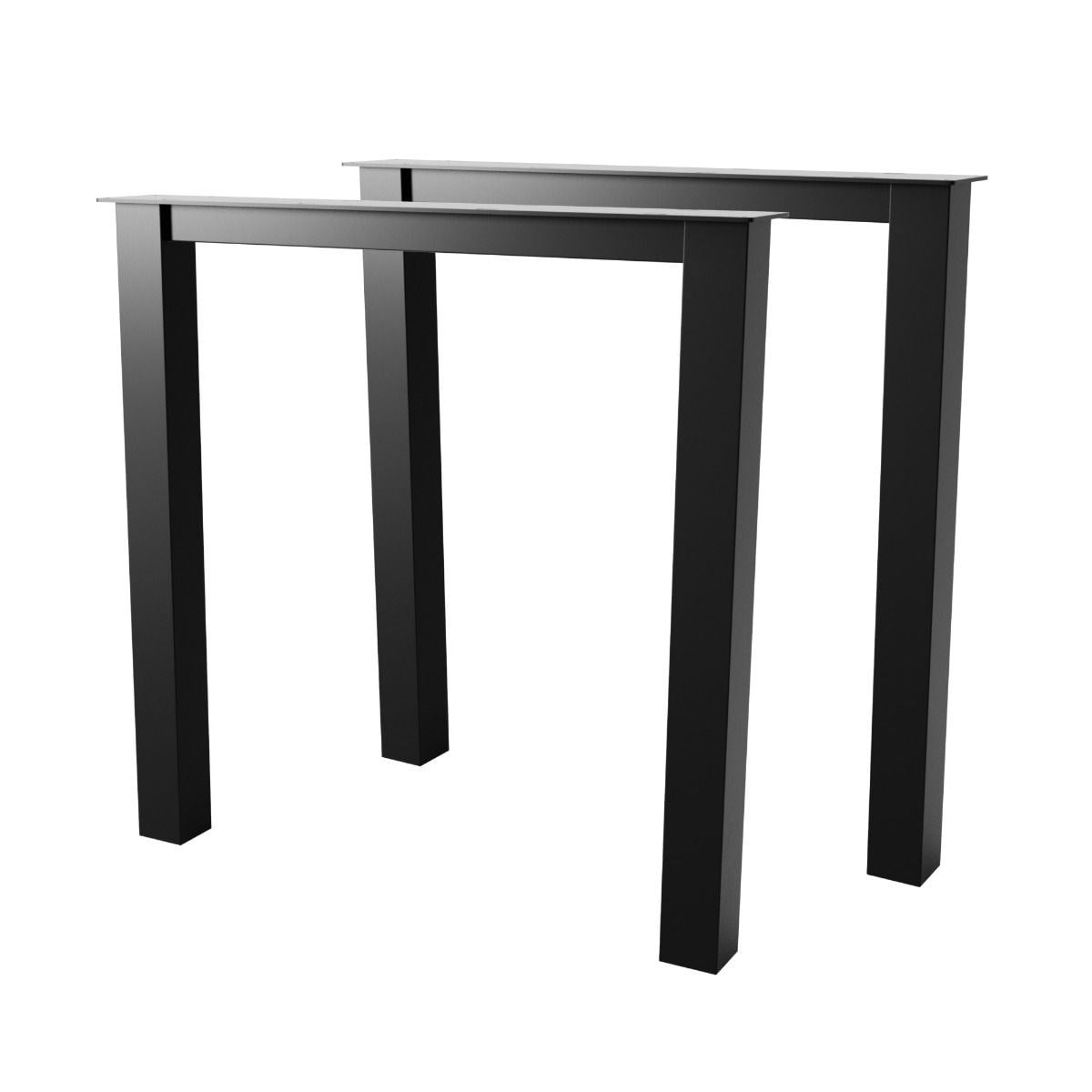Demirlab Etamin Plus Metal Masa Ayağı Takımı (2 Adet) | 72 cm | 60x60 mm Profil | Siyah