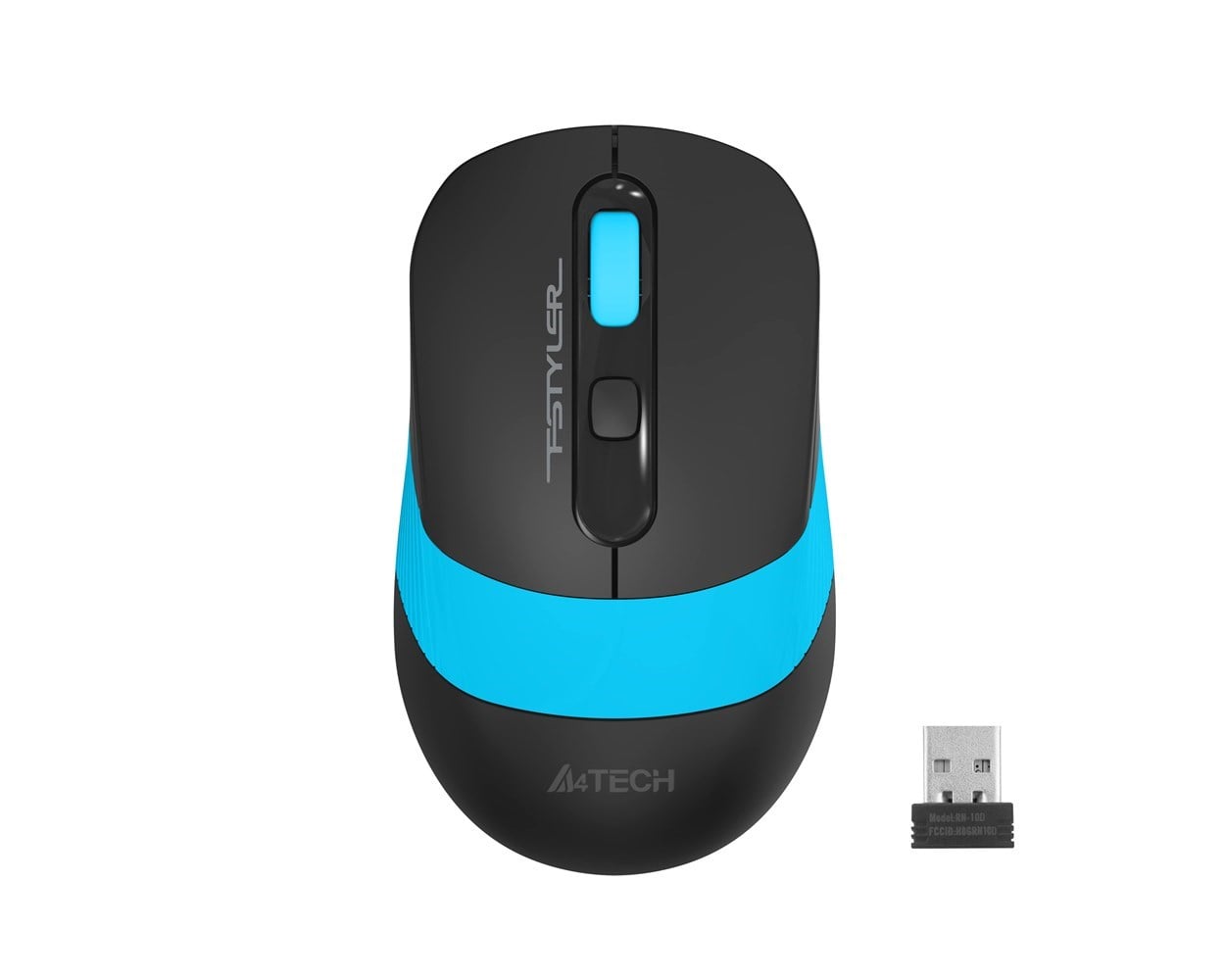 A4-Tech Kablosuz Mouse Nano Siyah-Mavi (FG10-M)