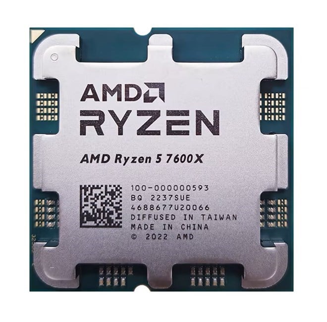 Amd Ryzen 5 7600X AM5Pin 105W Fansız (Tray)