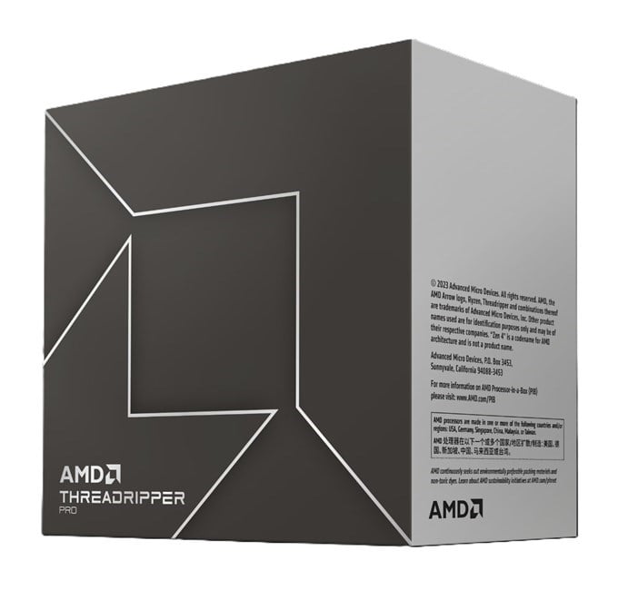 Amd Ryzen TR PRO 7965WX sTR5Pin 350W Fansız Box