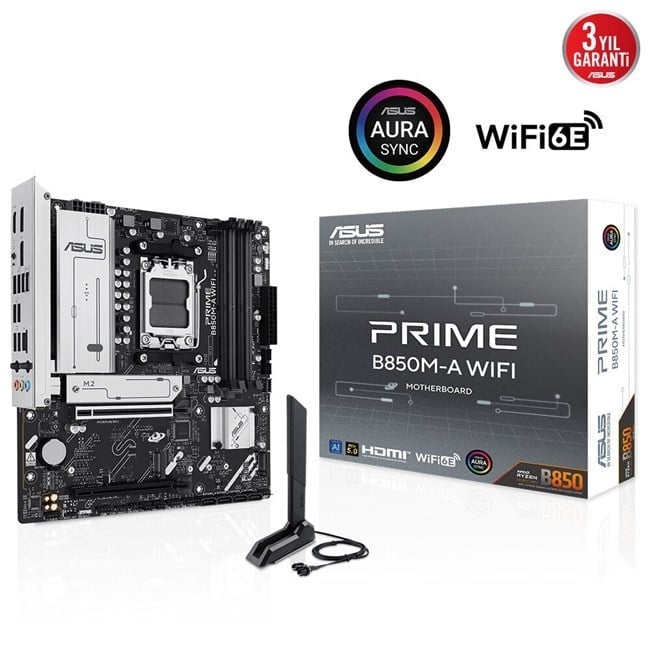 Asus Prime B850M-A Wifi AM5 D5 Hdmi Dp