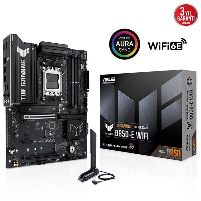 Asus TUF Gaming B850-E Wifi AM5 D5 Type-C
