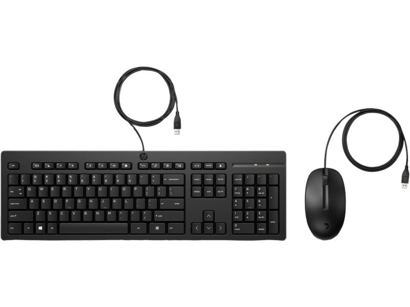 HP 225 Kablolu Set Siyah (286J4AA)