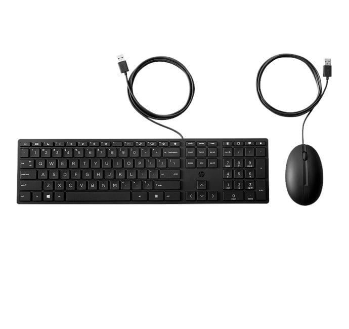 HP 320MK Kablolu Set Siyah (9SR36UT)