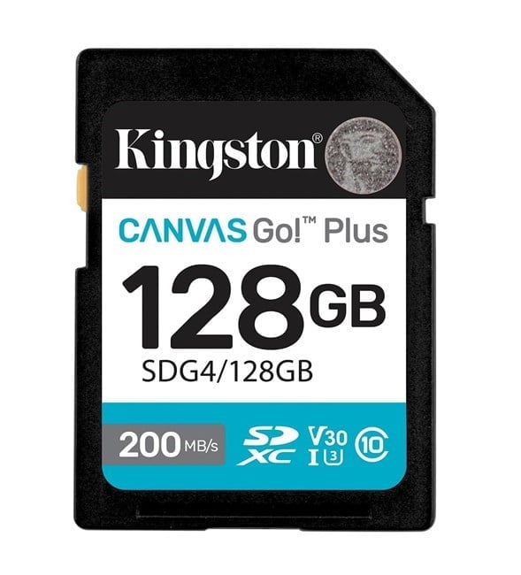 Kingston 128GB SDXC Canvas Go+ 200MB/s SDG4/128GB