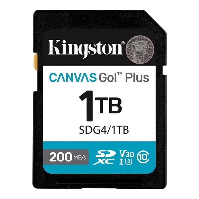 Kingston 1TB SDXC Gen4 200MB/s SDG4/1TB