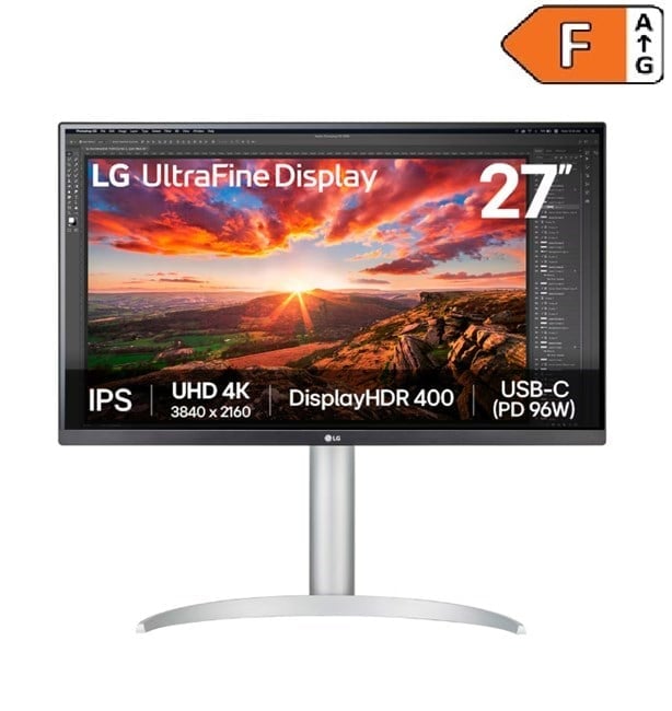 LG 27'' 27UP850K-W 4K UHD Type-C IPS