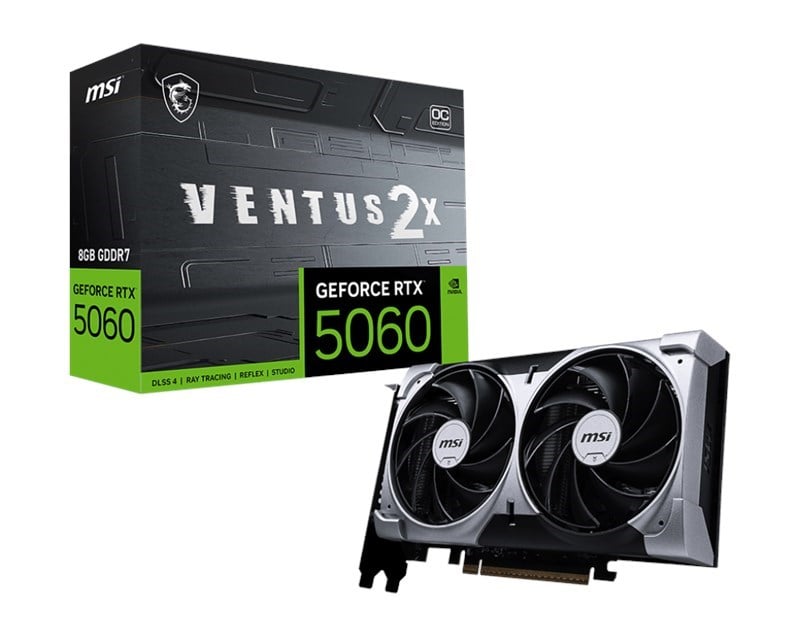 MSI GeForce RTX 5060 8G Ventus 2X OC GD7 128Bit