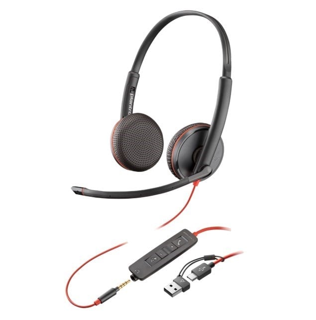 Poly Blackwire 3325 Stereo Mikrofonlu Kulaklık