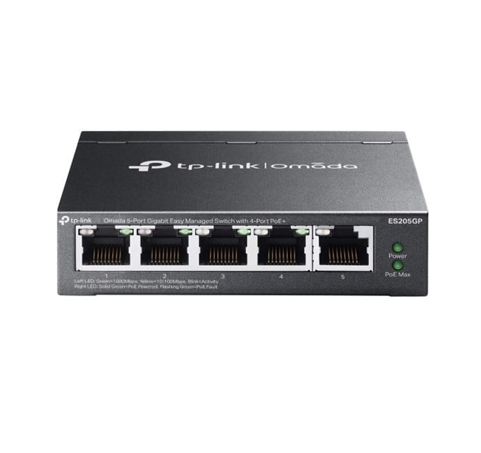 Tp-Link omada ES205GP 5Port Gbit 4 PortPoE+ Switch