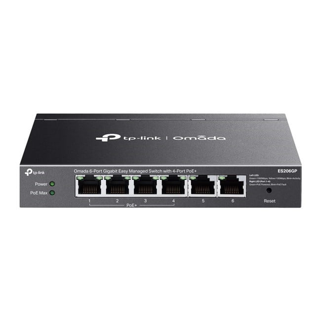 Tp-Link omada ES206GP 6Port Gbit 4 PortPoe+ Switch