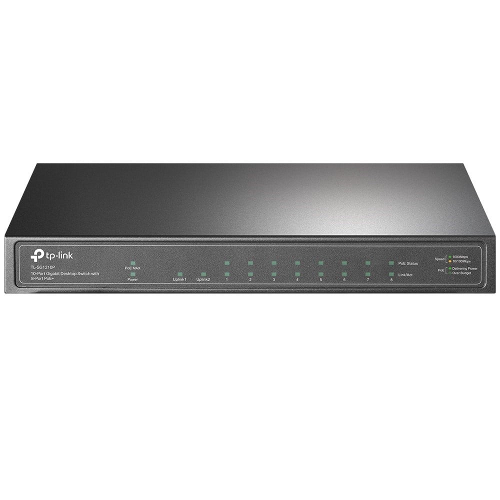 Tp-Link TL-SG1210P 8Port PoE Gigabit Switch