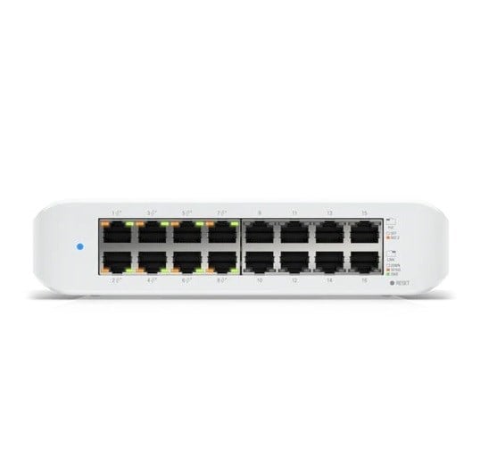 UBNT USW Lite Gbit 16P 8xPoE 45W (USW-LITE-16-POE)